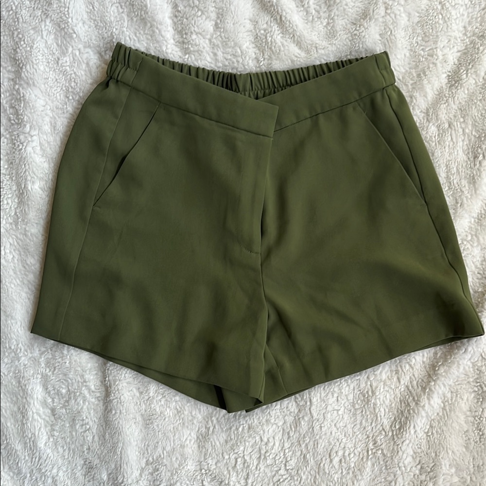 J. Crew Green Tailored Design Shorts